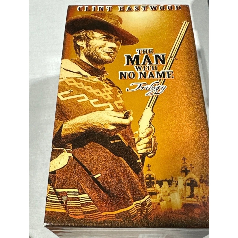 Clint Eastwood The Man With No Name Trilogy VHS Box Set 3  Collection Western